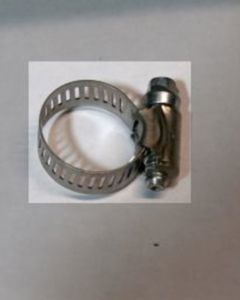 HOSE CLAMP,SS.375 TO .875 1/2" BAND, CARB.SCREW.WORM DRIVE